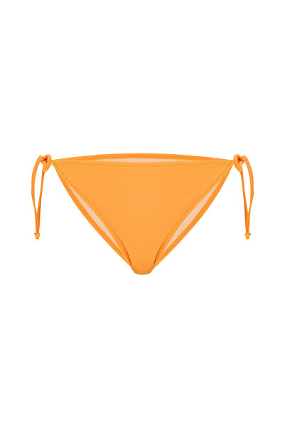 Mudo Kadın Turuncu Bağlamalı Normal Bel Bikini Altı