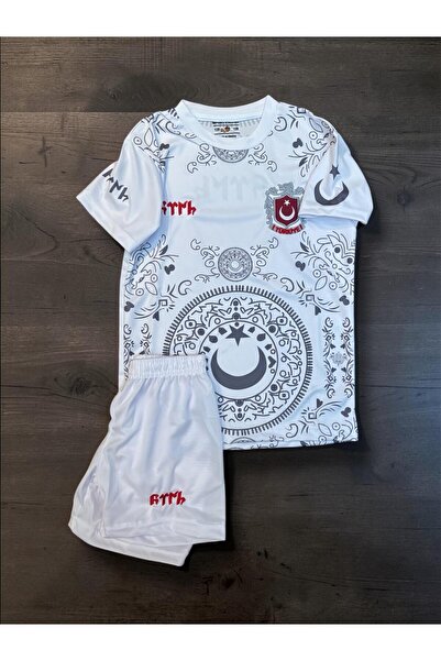shop Özel Tasarım Türkiye Bozkurt Göktürkçe Çocuk Forma T-shirt