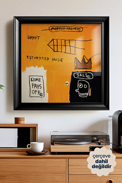 Persona Istanbul Jean-Michel Basquiat "Rome Pays Off, 1982" - Sanat Posteri (...