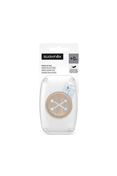 Suavinex Lanțișor pentru suzetă cu panglică Wild & Free - 3 culori disponibile