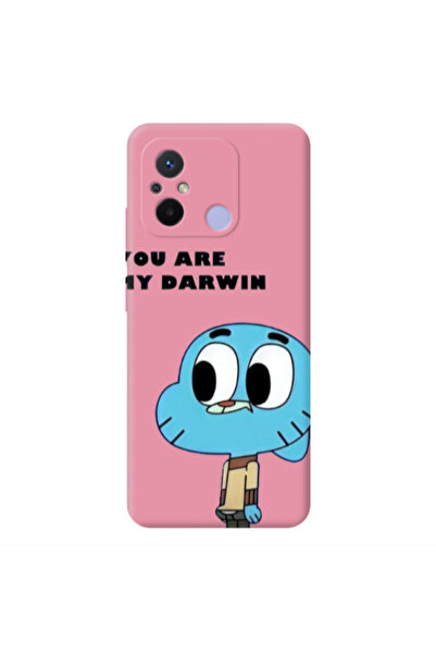 Other Xiaomi Redmi 12C You are my darwin Pink Colored Silicone TPU Θήκη