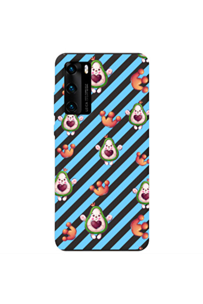 Other Huawei P40 king avocado Black Colored Silicone TPU Θήκη
