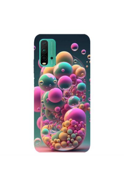 Other Xiaomi Redmi 9T Bubbles Transparent Silicone TPU Θήκη