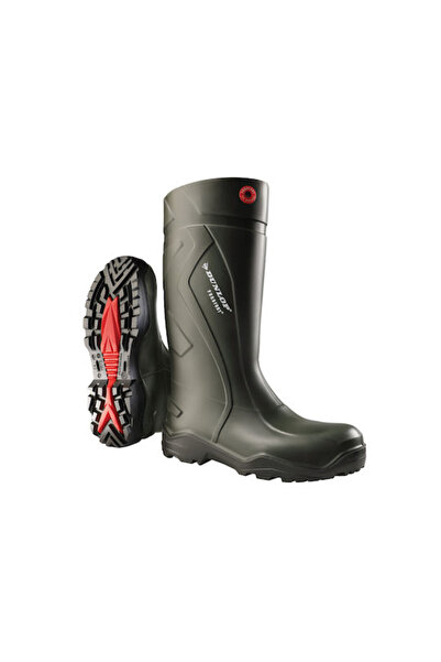 DUNLOP Purofort+ S5 Αντιολισθητικές Γαλότσες Εργασίας Μέχρι το Γόνατο Πράσινε...