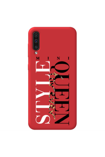 Other Samsung A70 Mini Quen Forever Red Colored Silicone TPU Θήκη