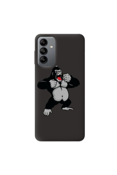 Other Samsung A04S Angry Gorilla2 Black Colored Silicone TPU Θήκη