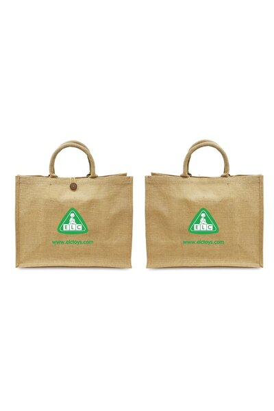 ELC Shopping Bags Deluxe Jute 43 x 19 x 33cm 1pc