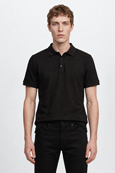 Lee %100 Pamuk Regular Fit Normal Kesim Polo Yaka Tişört