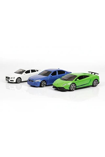 D-Power مجموعة سيارات داي كاست بمقياس 1:64 (عبوة من 3 قطع) - أودي A5 باللون ا...