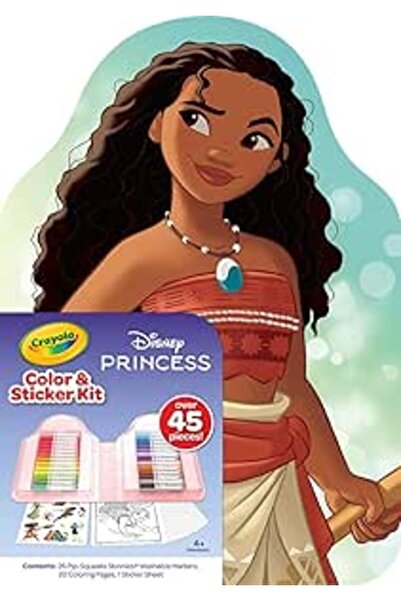 Crayola Disney Princess Color & Sticker Activity Set | 20 Coloring Pages & 26...