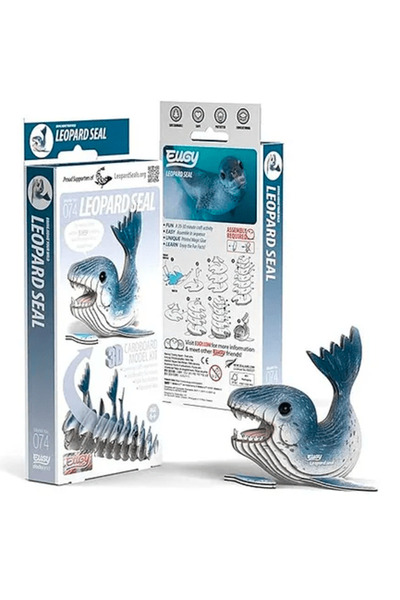 Eugy Leopard Seal 3D Puzzle Antarctic Animal Model Kit