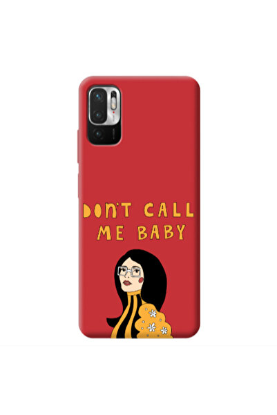 Other Xiaomi Redmi Note 10 Pro 5G Call me baby Red Colored Silicone TPU Θήκη