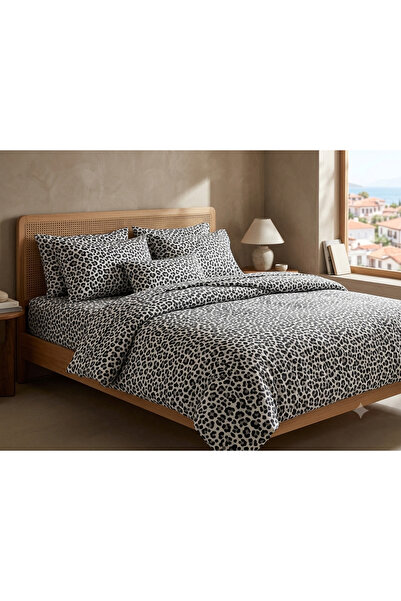 KAAN PREMIUM Double Zippered Patterned Quilt Cover Duvet Cover Dense Woven Fa...