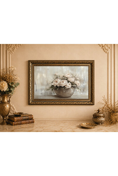 TekTablo Tablou peisaj înrămat vintage, decor clasic de perete