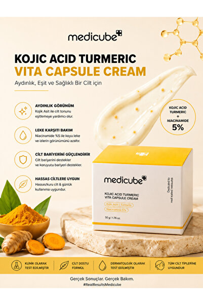 Medicube Kojic Acid Turmeric Vita Capsule Cream