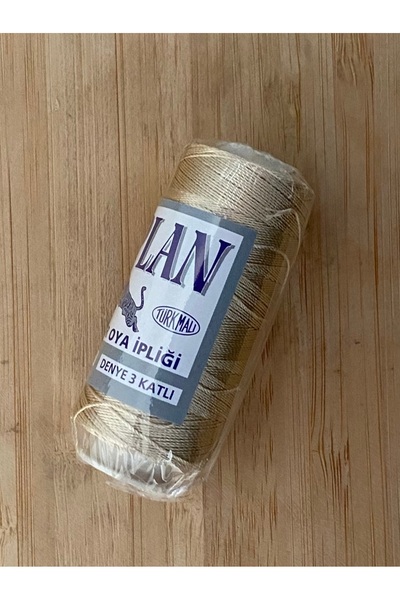 Kaplan Polyester Sewing Thread 3 Ply 25 Gr Dark Beige Color No;301