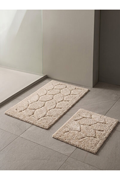 BELENAY Set de 2 covorașe de baie Leafa 60x100 cm și 60x50 cm