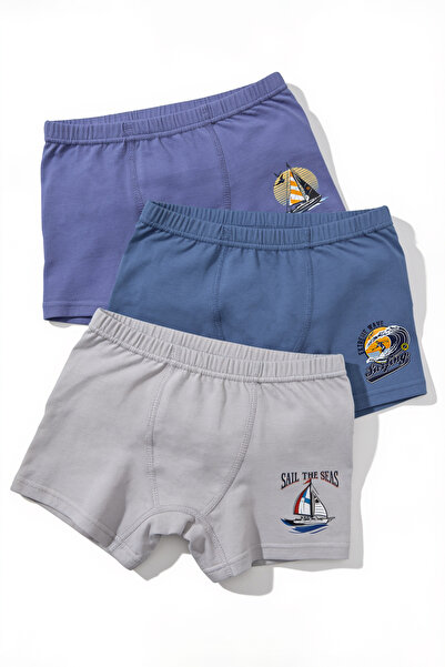BELİNOPLUS Češljani pamuk, likra, bokserice za dečake, 6 komada - Mini Sailor