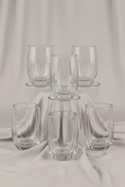 Paşabahçe Linka 6-Pack Line Detailed Glass 380Cc |   Water and Soft Drink Gla...