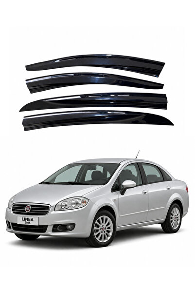 Fiat Linea Cam Rüzgarlık 4 Parça Set 2006-2015 Arası Tüm Modellere Uyumludur