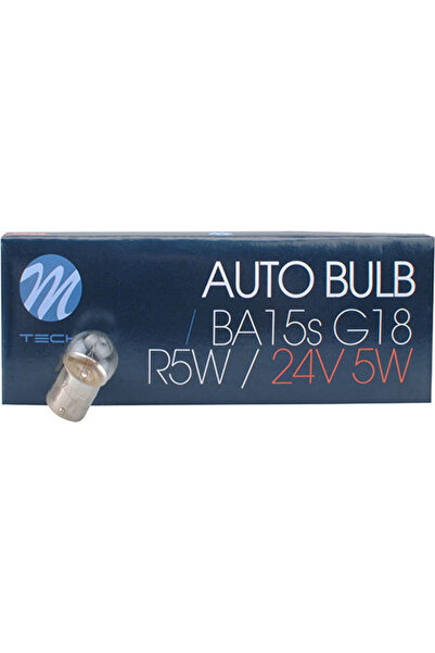 M-TECH Λάμπες Αυτοκινήτου & Μοτοσικλέτας R5W 24V 5W 10 τεμάχια