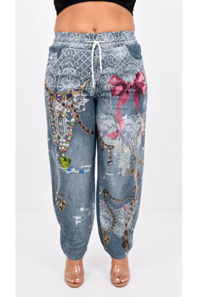ZANESSİ FASHION Pantaloni de damă de vară cu model de cal, din seria cu desig...
