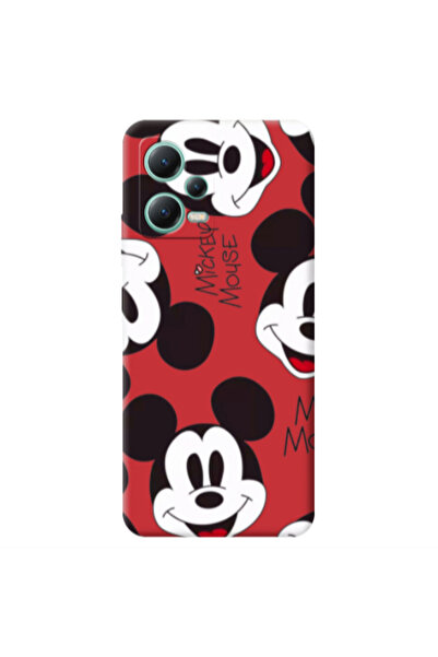 Other Xiaomi Redmi Note 12 Pro 5G Mickey Mouse Red Colored Silicone TPU Θήκη