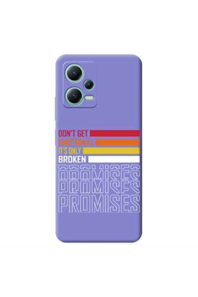 Other Xiaomi Redmi Note 12 Pro 5G Dont Get Emotional Purple Colored Silicone ...