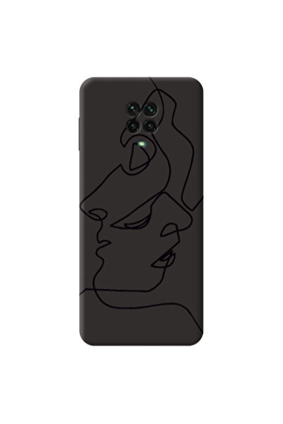 Other Xiaomi Redmi Note 9 Pro intertwined Black Colored Silicone TPU Θήκη