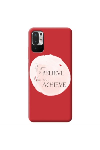 Other Xiaomi Redmi Note 10 Pro 5G If You Believe Red Colored Silicone TPU Θήκη