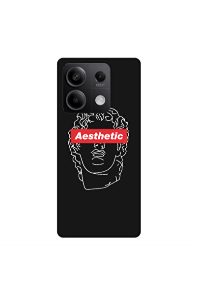 Other Xiaomi Redmi Note 13 5G Aesthetic Black Colored Silicone TPU Θήκη