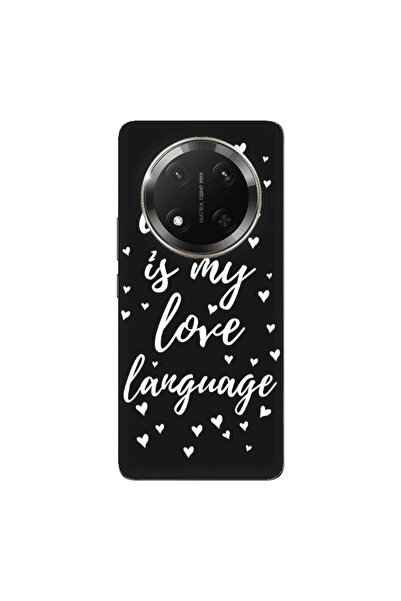 Other Honor Magic 7 Lite Coffe is my love language Black Colored Silicone TPU...