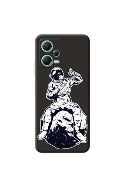 Other Xiaomi Redmi Note 12 Pro 5G ice cream in space Black Colored Silicone T...