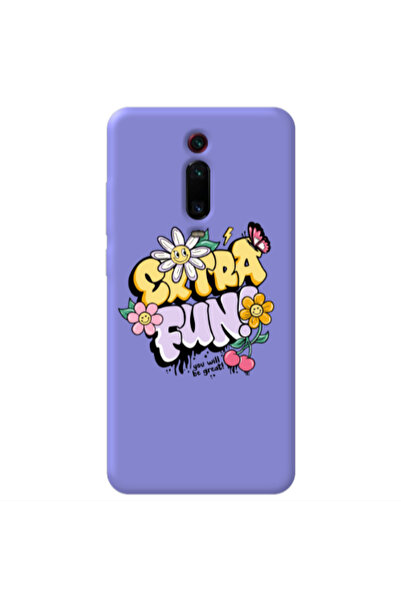 Other Xiaomi Mi 9T Pro Extra Fun Purple Colored Silicone TPU Θήκη