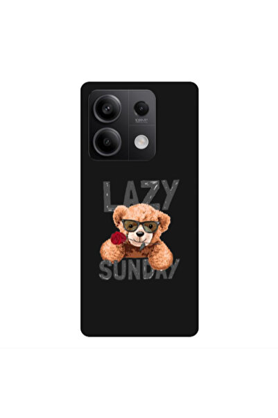 Other Xiaomi Redmi Note 13 5G Lazy sunday Black Colored Silicone TPU Θήκη