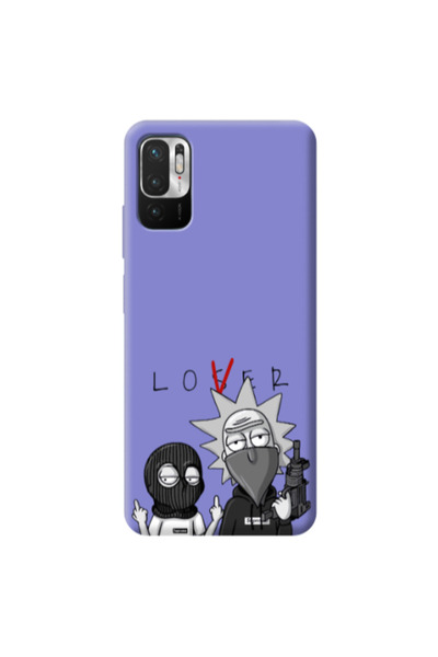 Other Xiaomi Redmi Note 10 Pro 5G Rick Loser Purple Colored Silicone TPU Θήκη