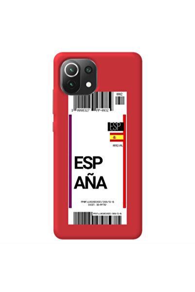 Other Xiaomi Mi 11 Lite Espana Arrival Red Colored Silicone TPU Θήκη