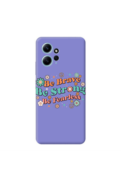 Other Xiaomi Redmi Note 12 4G Be Brave Purple Colored Silicone TPU Θήκη