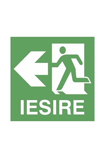 OEM Indicator săgeată în stânga 15x15 cm pentru evacuare de urgență