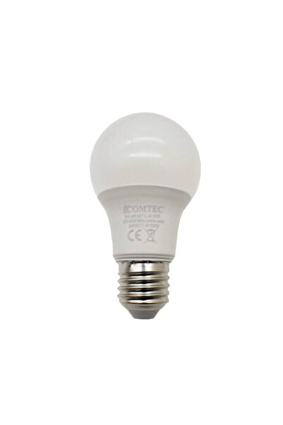 OEM Bec LED Comtec E27 9W 810 lumeni, glob mat A60, lumină caldă