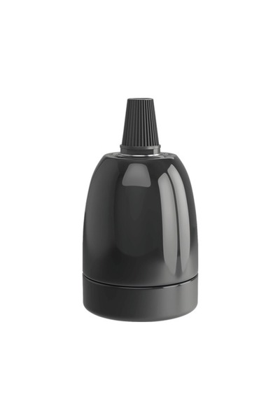 OEM Dulie ceramică Calex E27 60W Ø47 mm negru