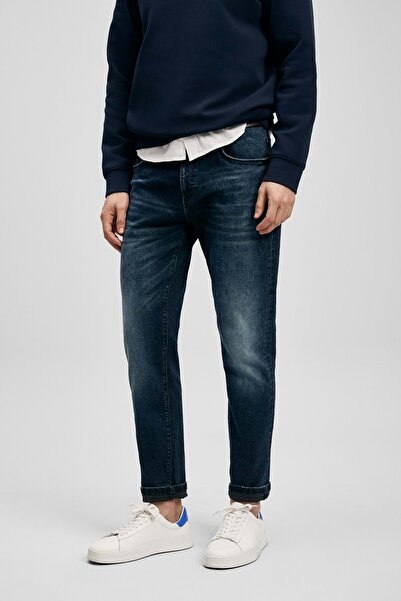 Lufian 111200222 Beneflec Smart Jean Men's Trousers Slim Fit Men's Jeans Dark...