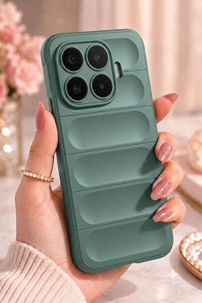 Nezih Case Mi 17T Pro Uyumlu Esnek Oyuklu Arka Yüzey Tasarımlı Şık Silikon Ka...