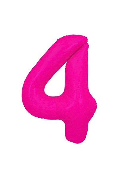 OEM Balon din folie număr, 102cm, Roz neon