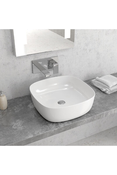 Karag Νιπτήρας πάγκου LT 2144 41x41x15εκ (LT2144)