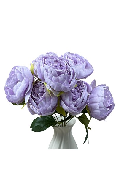 OEM Buchet Artificial 7 Bujori Mov Lila
