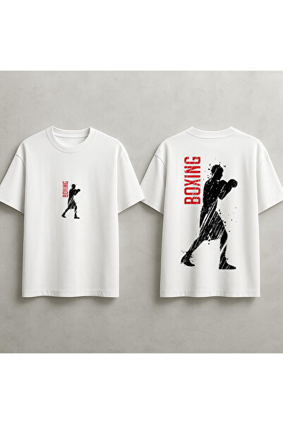 MAGORS Kickboxing Fighter. Boxing, Sports, Printed Oversize Unisex T-Shirt, C...