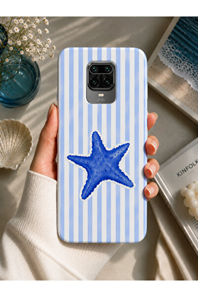 OVADA Redmi Note 9 Pro/9s Uyumlu Deniz Yıldızı Desenli Telefon Kılıfı