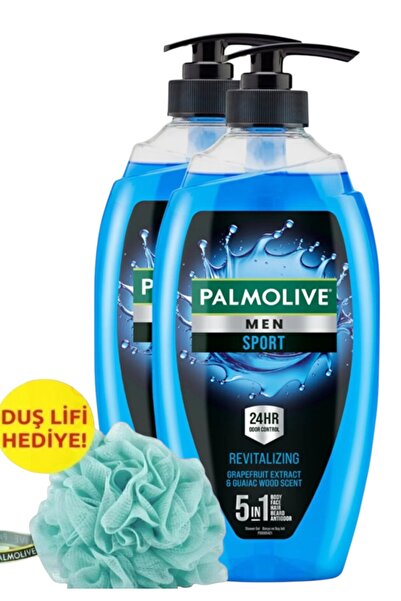 Palmolive Men Sport Canlandırıcı 5'i 1 Arada Vücut Ve Saç Için Duş Jeli Ve Şa...