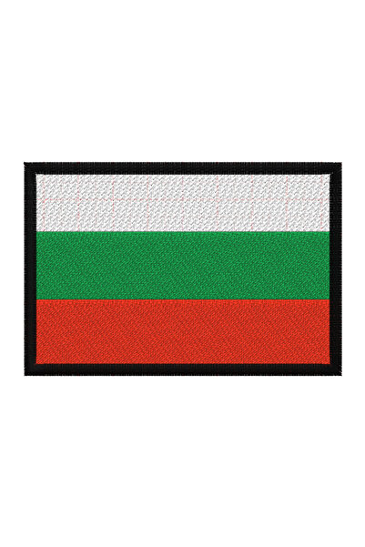 Ingift Patch brodat termoadeziv – Drapel Bulgaria– Aplicare cu fierul de călc...